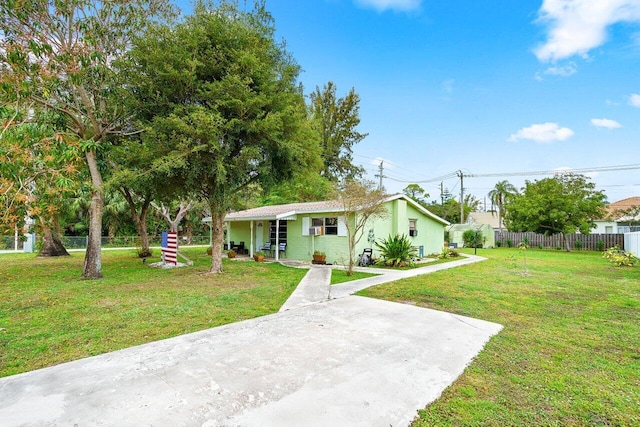 exterior space featuring fence