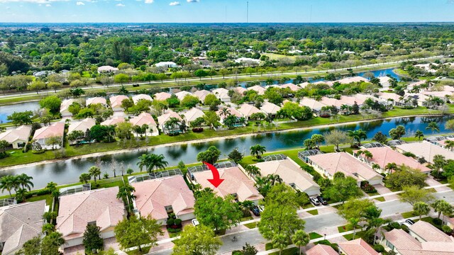 bird's eye view featuring a residential view