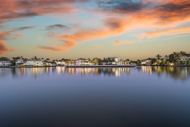 property view of water