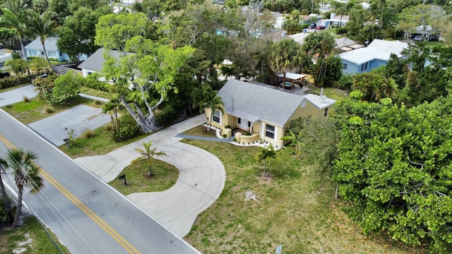 bird's eye view featuring a residential view