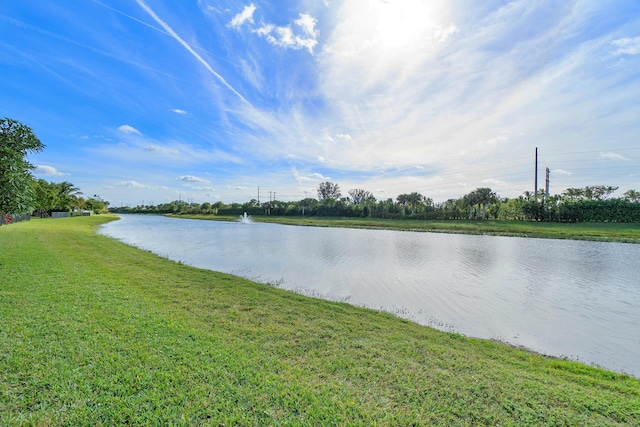 property view of water