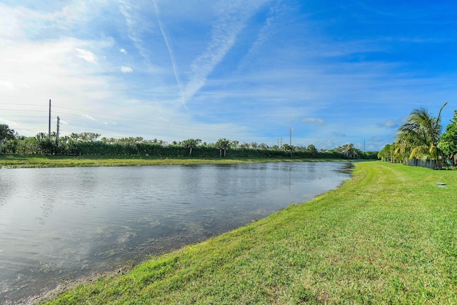 property view of water