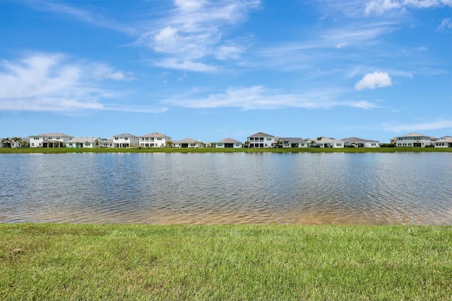 water view with a residential view