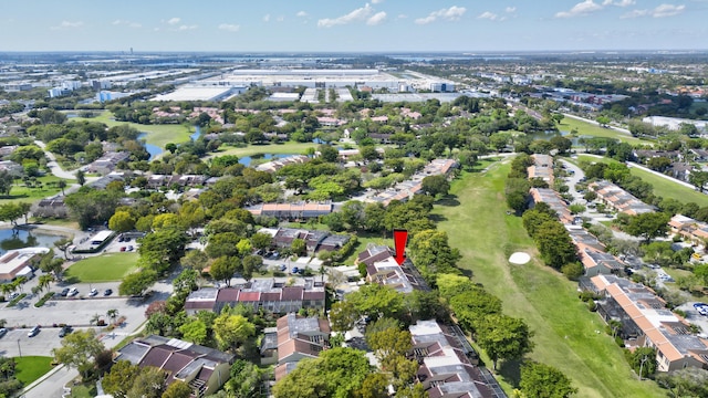 aerial view featuring a residential view