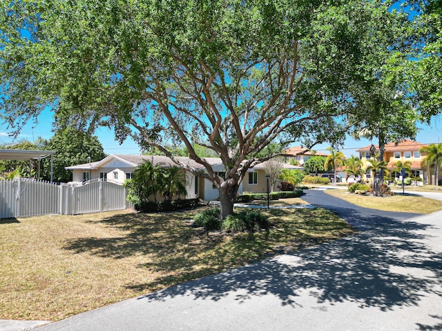17400 SW 92nd Ct, Palmetto Bay, FL 33157 - view of front of property with a gate and fence