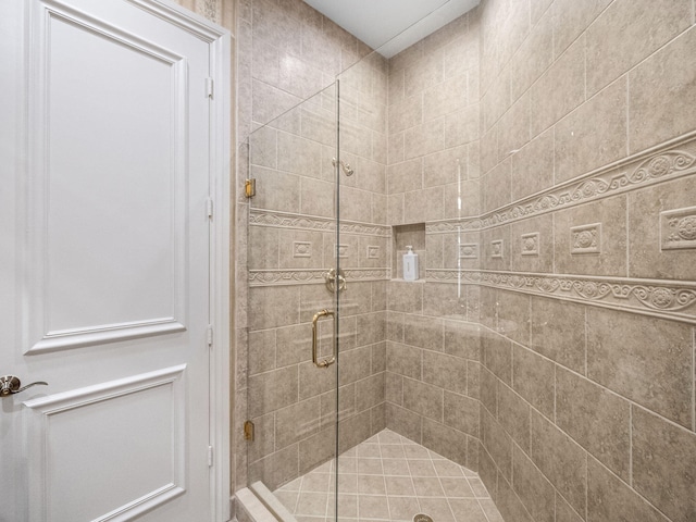 full bath featuring a stall shower