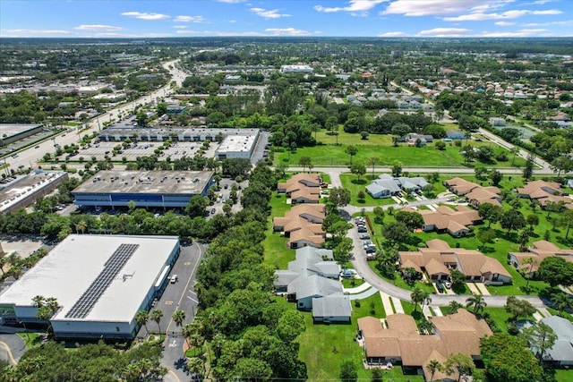 aerial view featuring a residential view