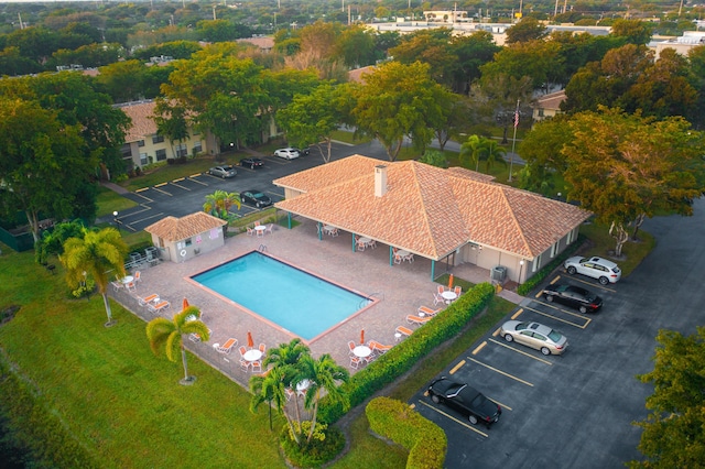 drone / aerial view