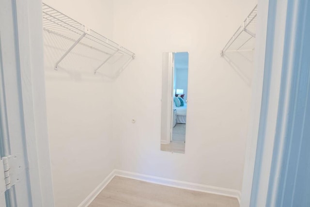 9785 Pineapple Tree Dr Unit 103, Boynton Beach, FL 33436 - walk in closet featuring light wood-style floors