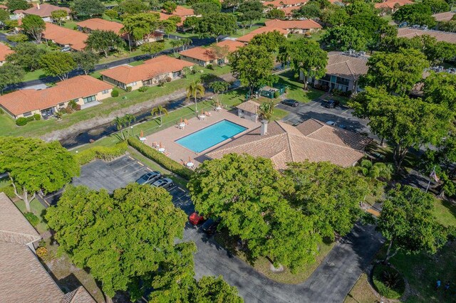 9785 Pineapple Tree Dr Unit 103, Boynton Beach, FL 33436 - aerial overview of property's location featuring a pool