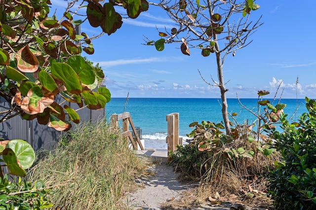 property view of water