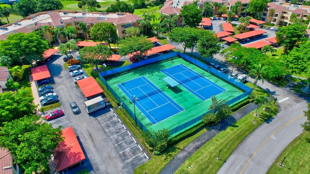 bird's eye view featuring a residential view