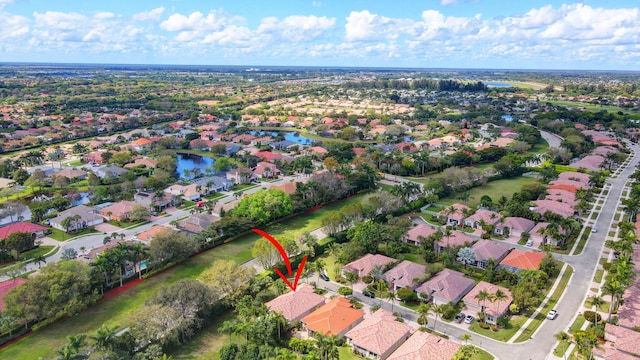 birds eye view of property featuring a residential view