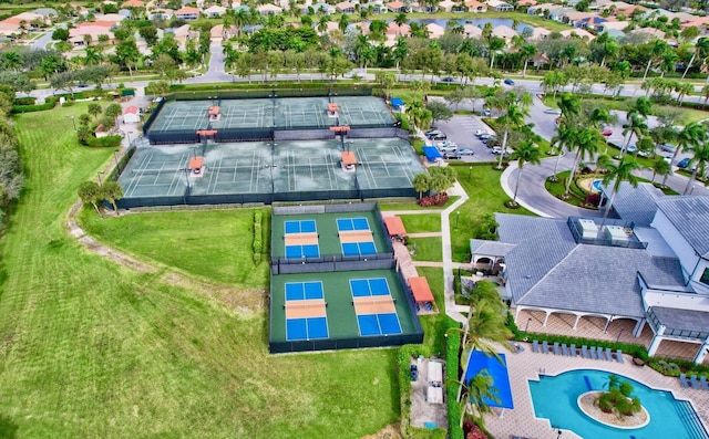 bird's eye view featuring a residential view