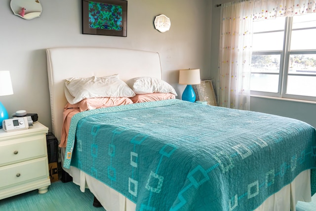 bedroom featuring carpet floors