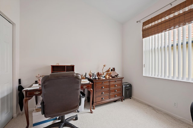 3190 SE Carrick Green Ct, Port Saint Lucie, FL 34952 - carpeted home office featuring baseboards