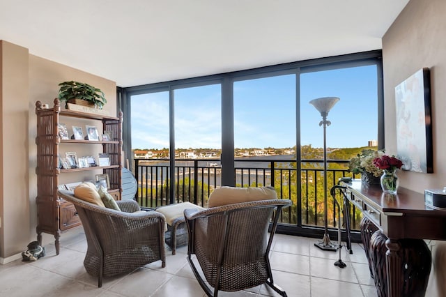 sunroom featuring a healthy amount of sunlight