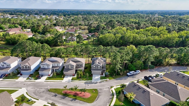 bird's eye view featuring a residential view