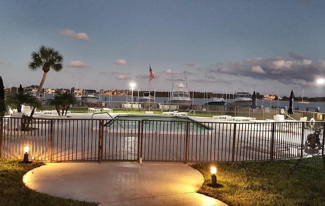 2424 N Federal Hwy Unit 106, Boynton Beach, FL 33435 - pool with fence and a patio area