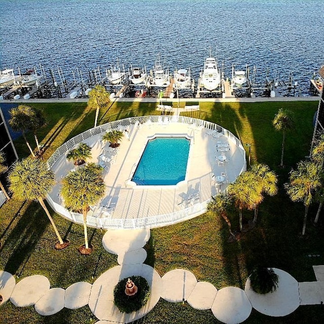 2424 N Federal Hwy Unit 106, Boynton Beach, FL 33435 - aerial view with a water view