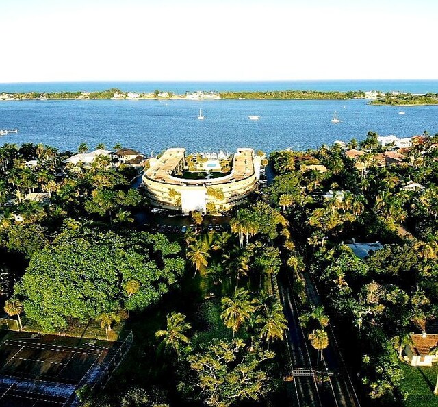 2424 N Federal Hwy Unit 106, Boynton Beach, FL 33435 - birds eye view of property featuring a water view