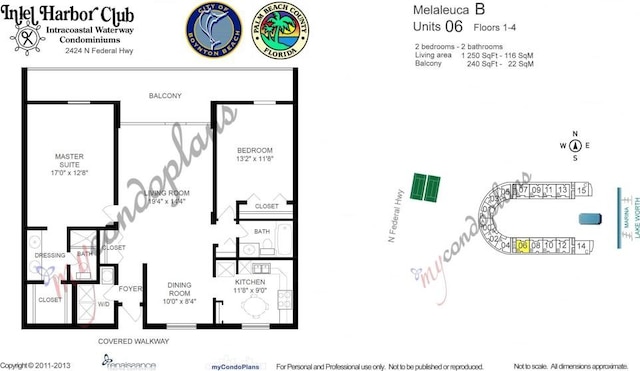 2424 N Federal Hwy Unit 106, Boynton Beach, FL 33435 - floor plan
