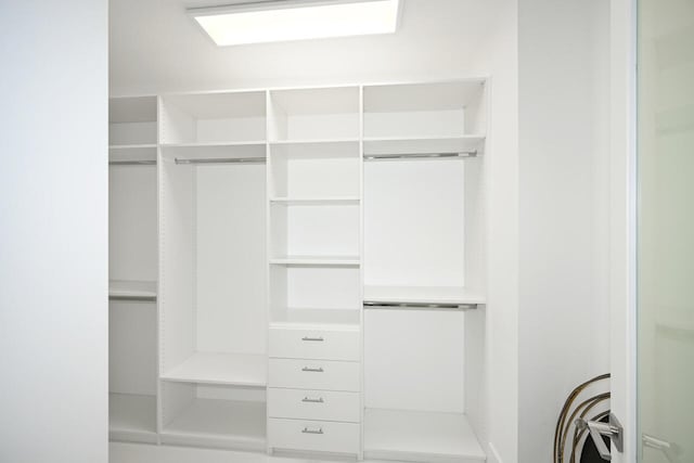 view of closet