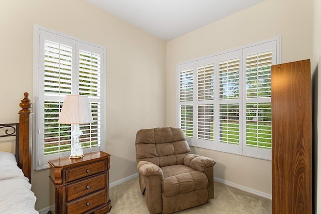10617 Pine Cone Ln, Fort Pierce, FL 34945 - living area with carpet and baseboards
