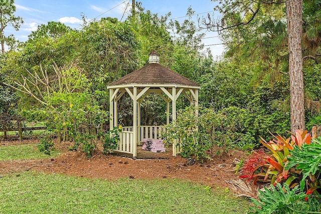 10617 Pine Cone Ln, Fort Pierce, FL 34945 - exterior space featuring a gazebo