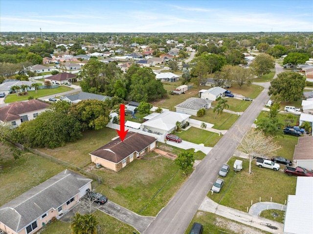 314 SW Cherry Hill Rd, Port Saint Lucie, FL 34953 - drone / aerial view with a residential view