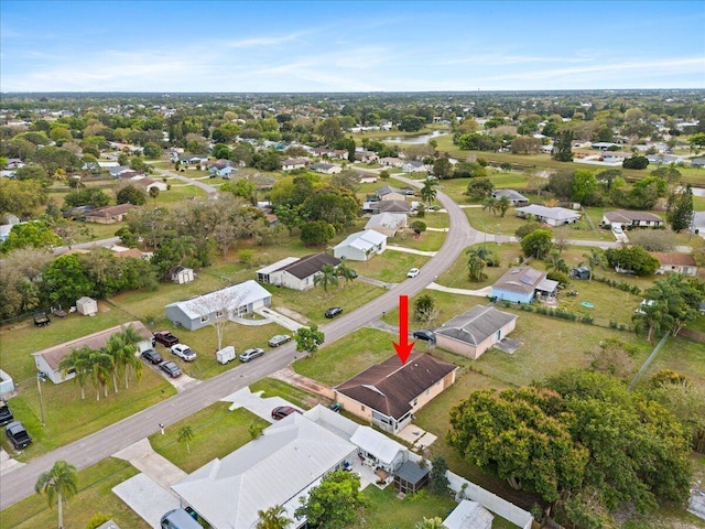 314 SW Cherry Hill Rd, Port Saint Lucie, FL 34953 - drone / aerial view featuring a residential view