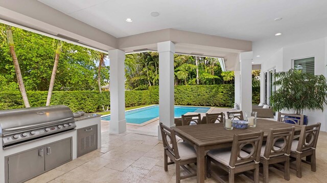 sunroom / solarium with a wealth of natural light