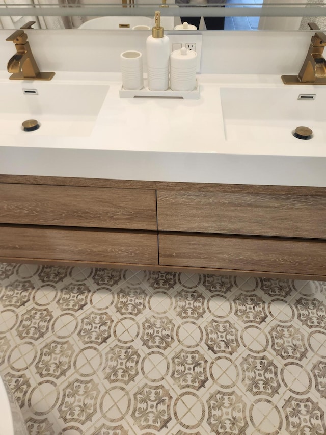 bathroom with a sink