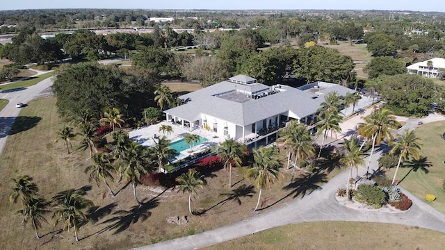 2800 Twin Oaks Way, Wellington, FL 33414 - view of property location featuring a pool area and a tree filled landscape