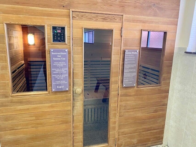 view of sauna / steam room