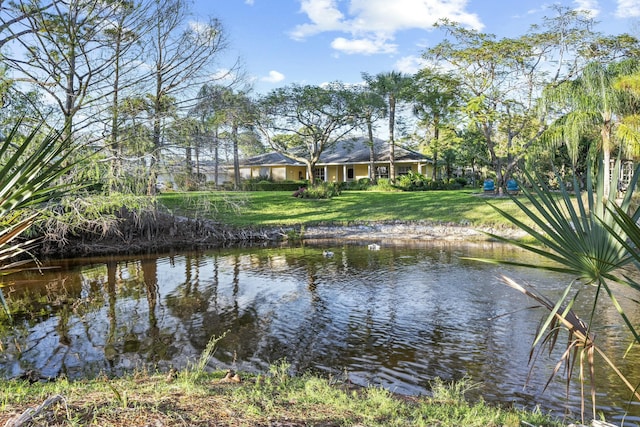 view of water feature