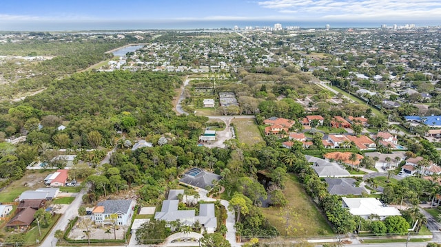 drone / aerial view featuring a residential view