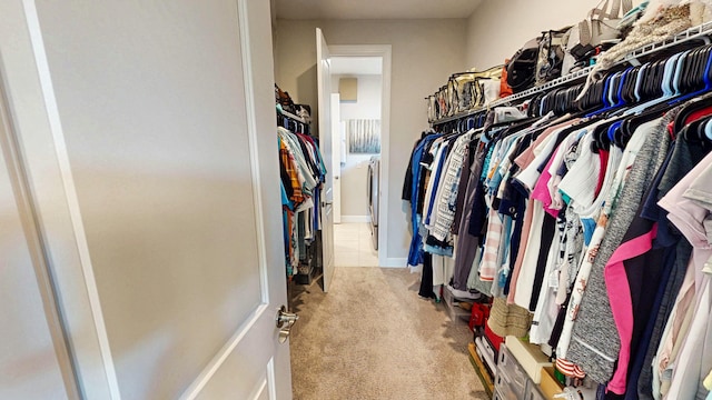 9592 SW Royal Poinciana Dr, Port Saint Lucie, FL 34987 - spacious closet featuring carpet flooring