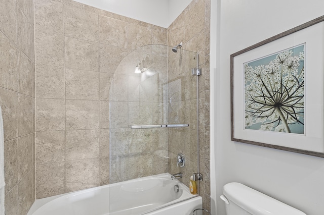 full bath with shower / washtub combination and toilet