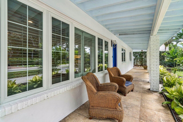 view of patio / terrace featuring a porch