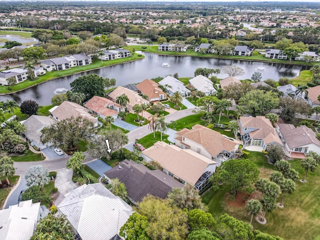 6861 Briarlake Cir, Palm Beach Gardens, FL 33418 - aerial perspective of suburban area featuring a nearby body of water