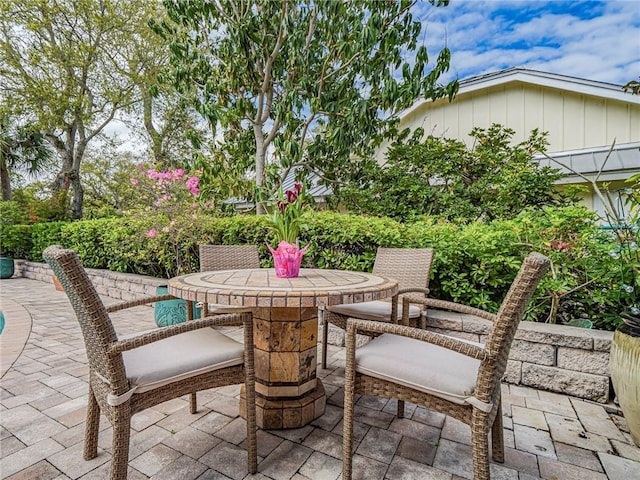 view of patio / terrace with outdoor dining area