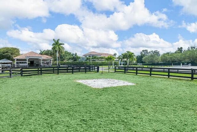 view of home's community featuring an enclosed area