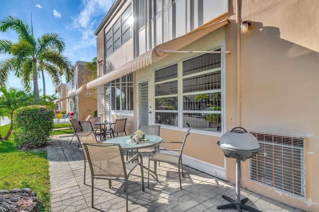 view of patio / terrace with outdoor dining area