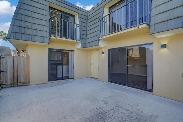 view of patio / terrace with fence