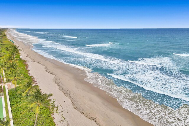 water view featuring a view of the beach