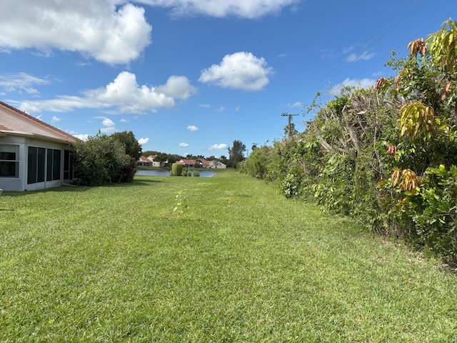 view of yard