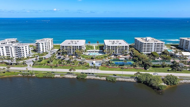 3140 S Ocean Blvd S Unit 502S, Palm Beach, FL 33480 - birds eye view of property featuring a water view