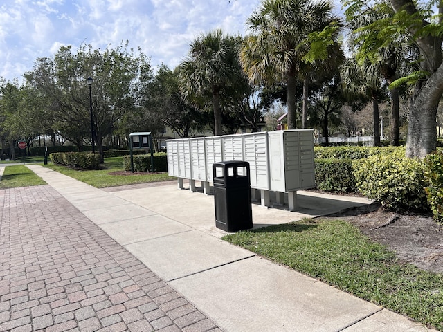 view of home's community with mail area