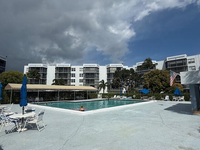 pool featuring a patio